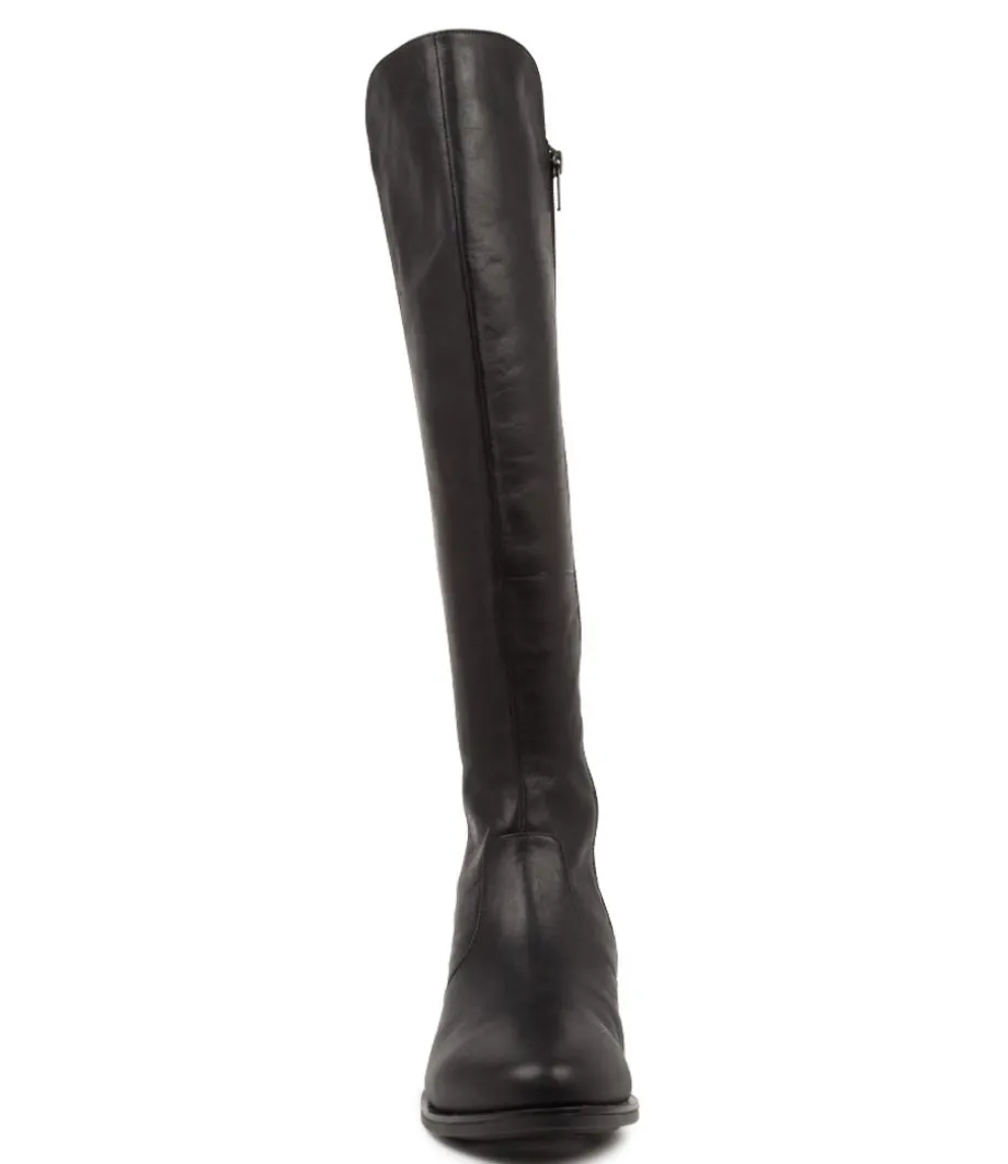 sallies_xf_black_stretch_leather_knee_high_boots_4.webp Sallies Xf Black Stretch Leather Knee High Boots<ZIERA New