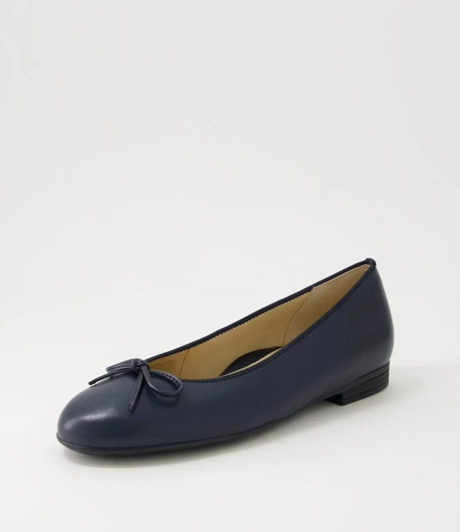 sardinia__blau_leather_ballet_flats_2.webp Sardinia 29 Blau Leather Ballet Flats<ARA Best