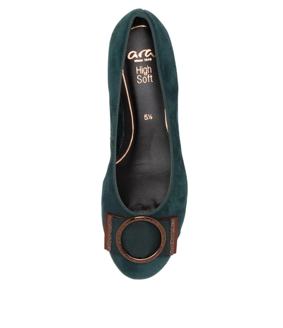 sardinia__peacock_suede_ballet_flats_4.webp Sardinia 09 Peacock Suede Ballet Flats<ARA Clearance