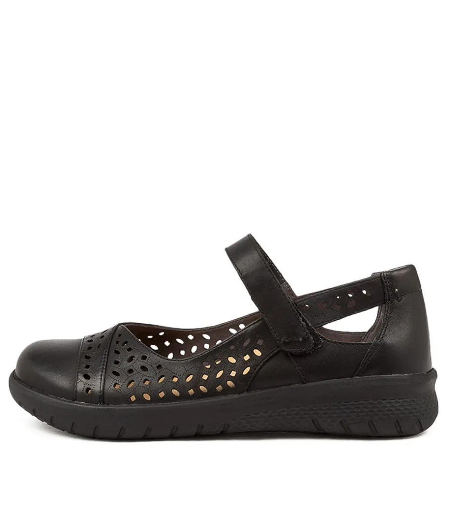 Selmah Xf Black-Black Lea<ZIERA Online