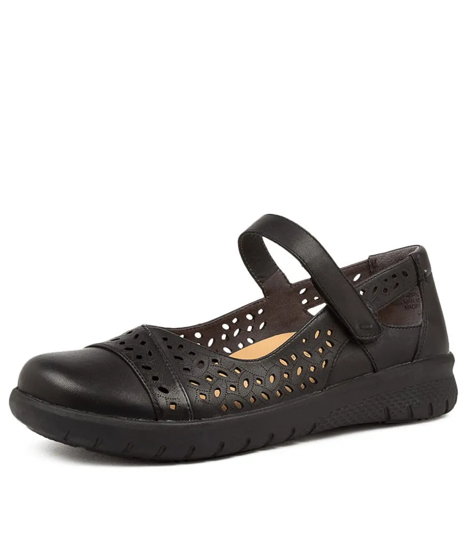 Selmah Xf Black-Black Lea<ZIERA Online