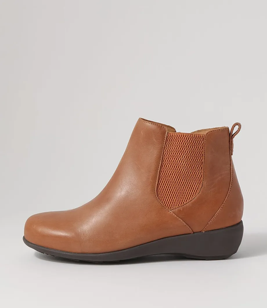 Shanghai Xf Tan Choc Leather Chelsea Boots<ZIERA New