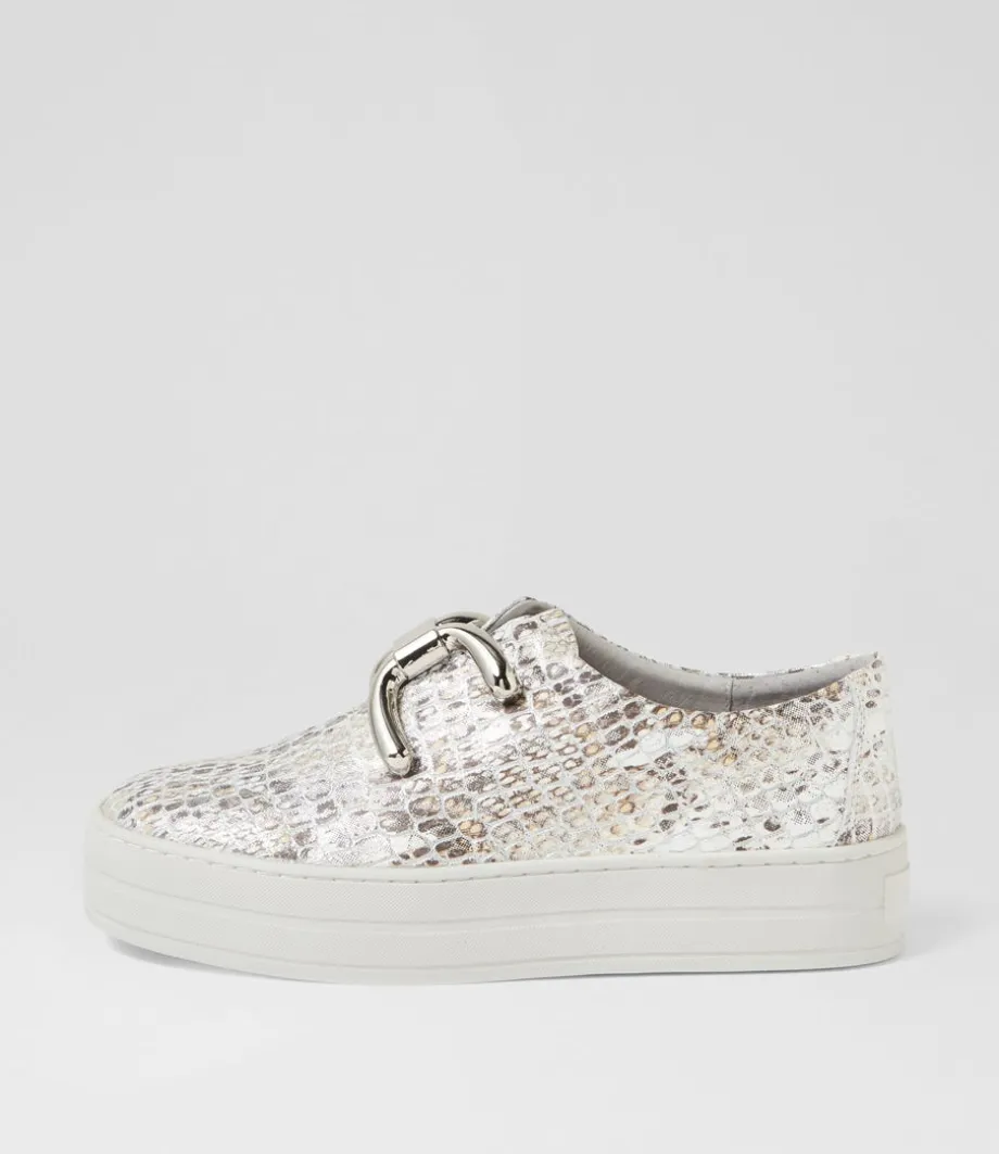 Shelina Misty Multi Croc Leather Sneakers<DJANGO & JULIETTE Outlet