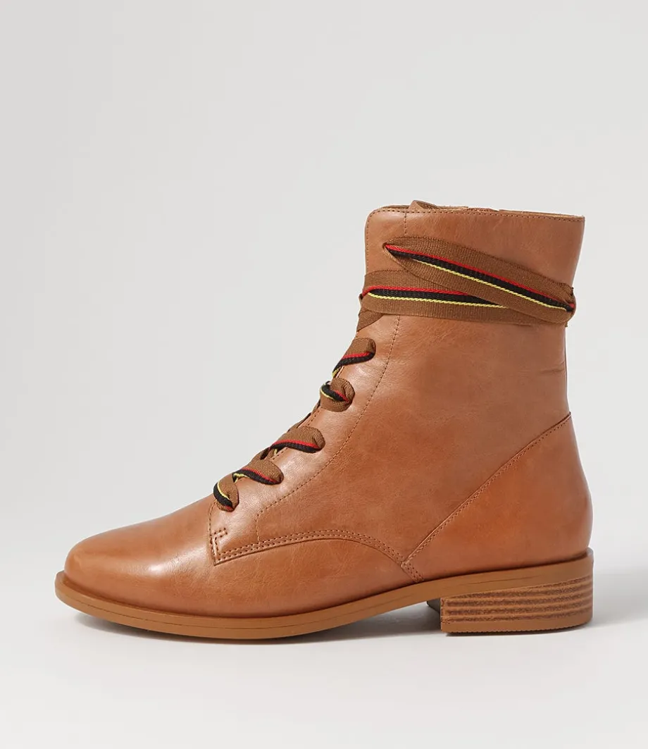 Sherril Xf Tan Leather Ankle Boots<ZIERA Best