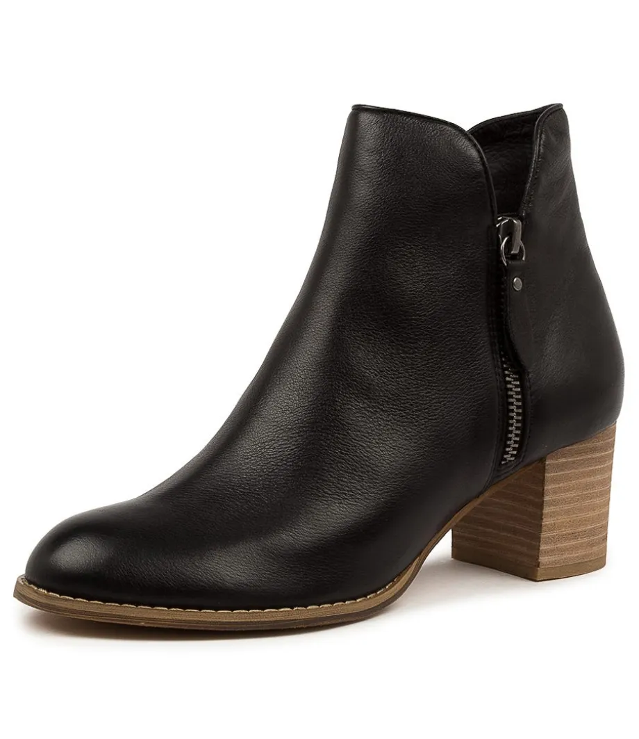 Shiannely Black-Nat- Heel<DJANGO & JULIETTE Discount
