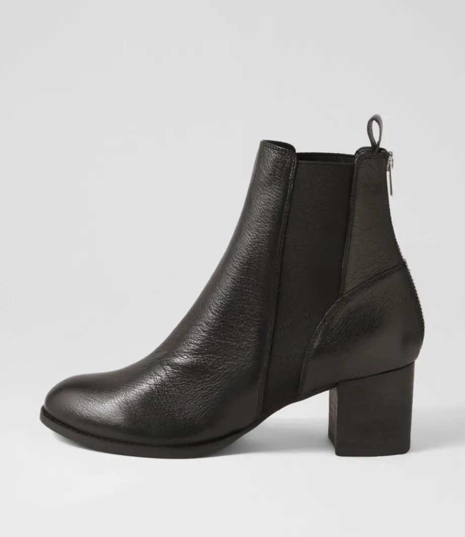 Shoko Black Leather Chelsea Boots<DJANGO & JULIETTE Cheap