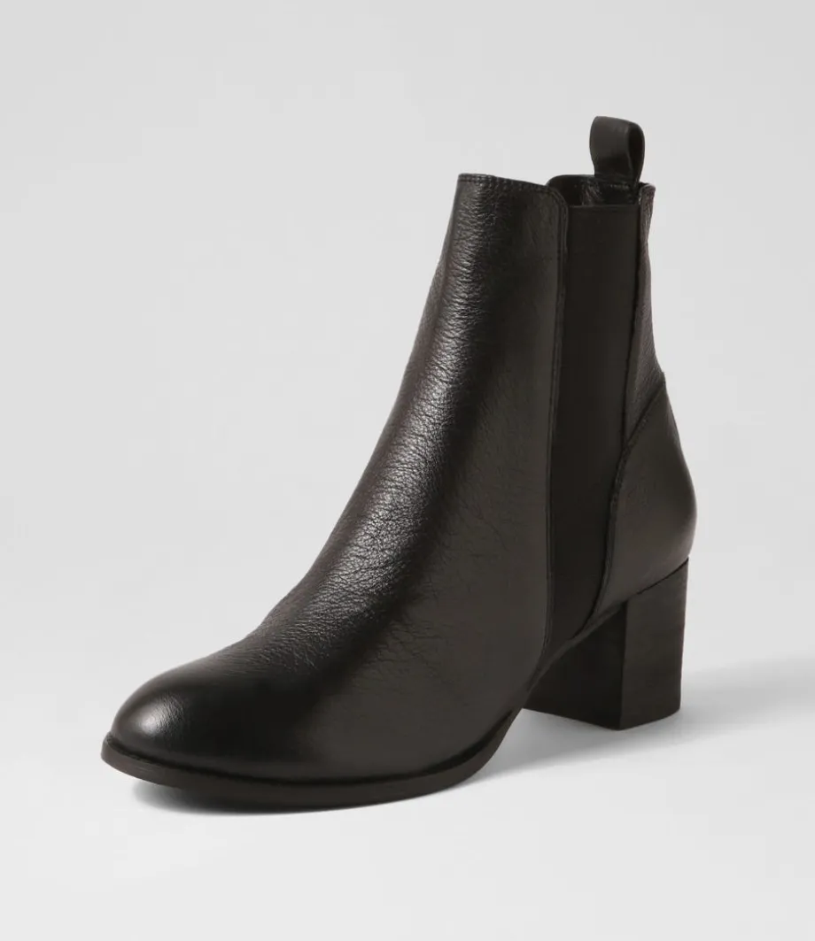 Shoko Black Leather Chelsea Boots<DJANGO & JULIETTE Cheap