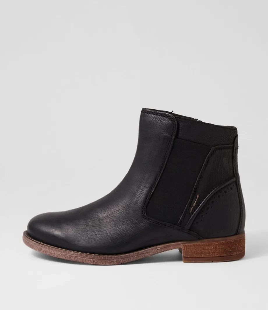 Sienna 35 Black Leather Chelsea Boots<JOSEF SEIBEL Discount