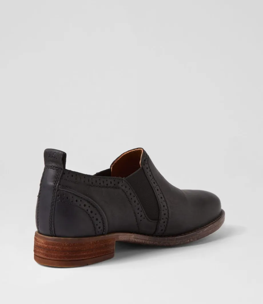 sienna__black_leather_loafers_2.webp Sienna 43 Black Leather Loafers<JOSEF SEIBEL Sale