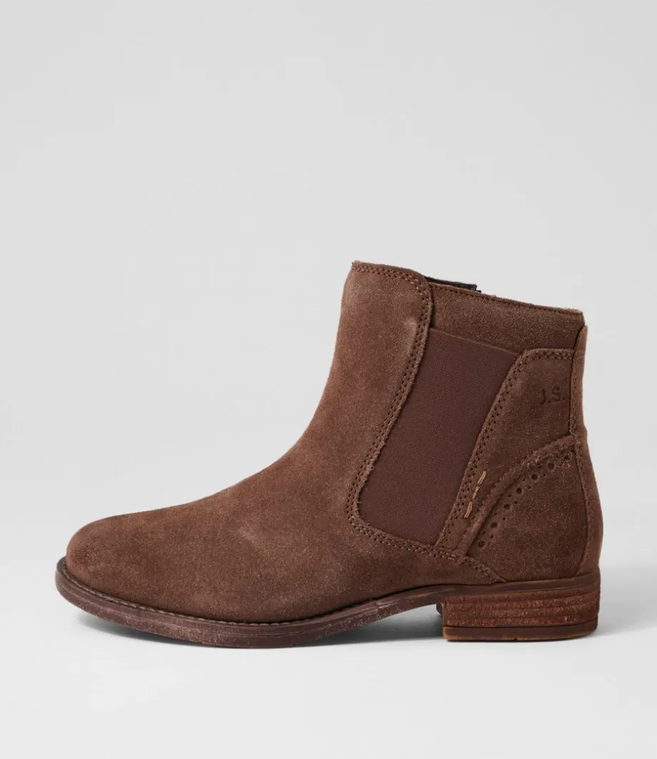 Sienna 35 Taupe Leather Chelsea Boots<JOSEF SEIBEL Discount