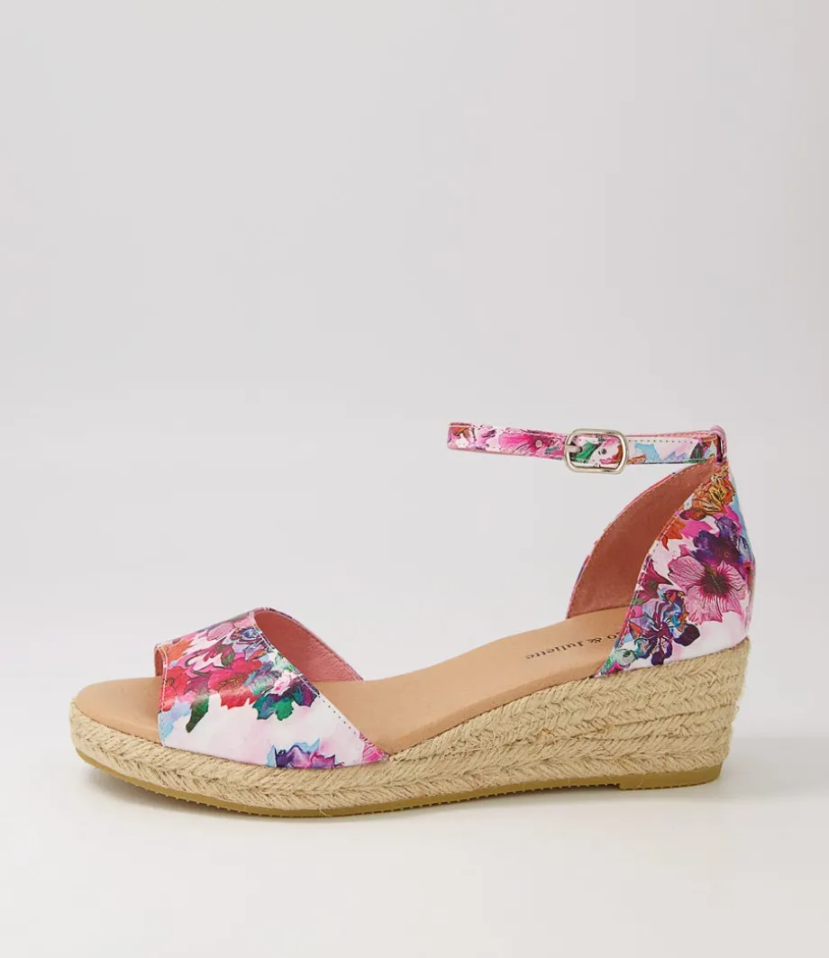 Skip Poppy Natural Rope Leather Espadrilles<DJANGO & JULIETTE Best Sale