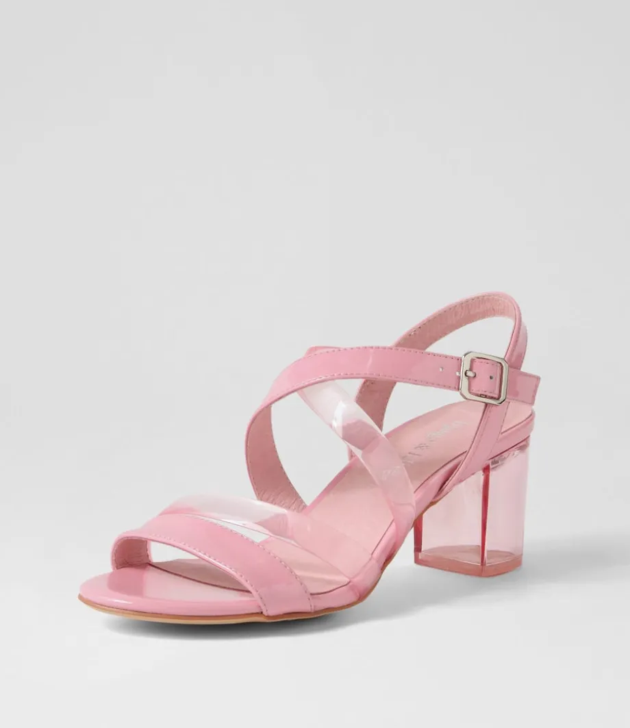 Slava Pink Heel Multi Sandals<DJANGO & JULIETTE Sale