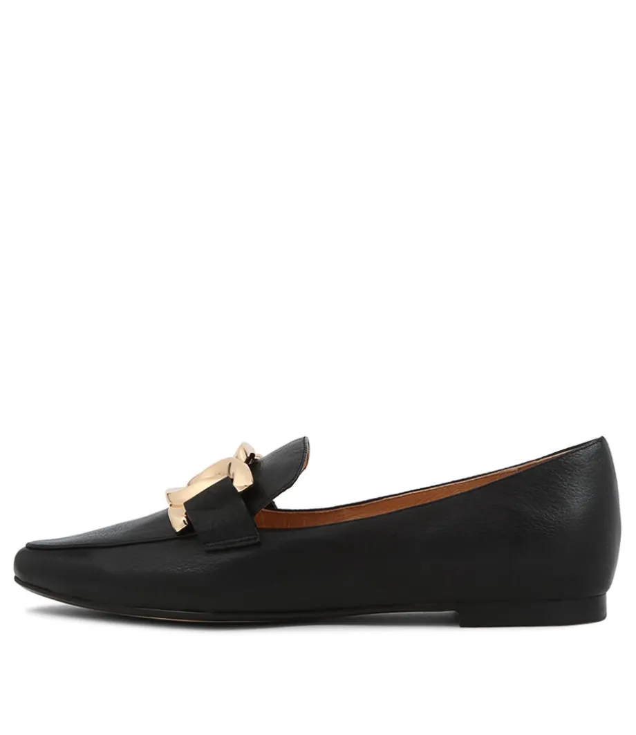 Socoro Black Leather Loafers<TOP END Clearance