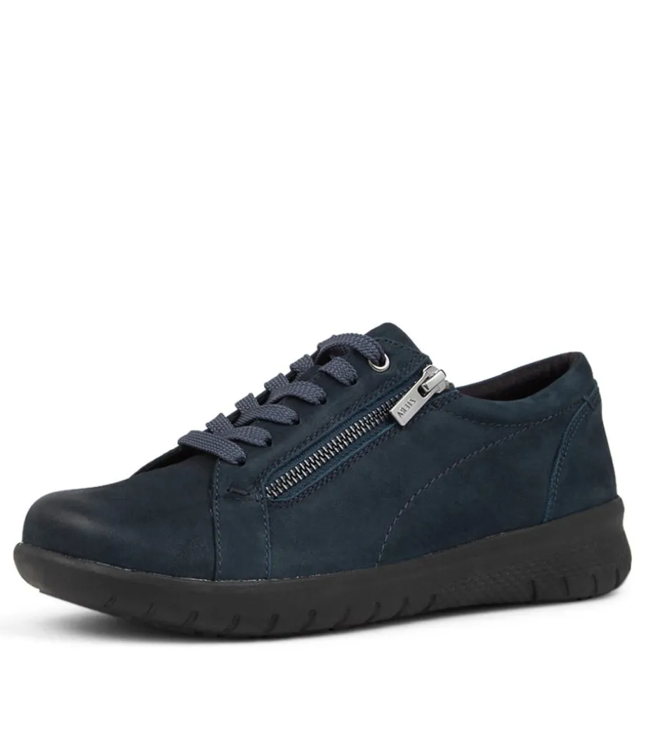 Solar Xf Navy Leather Sneakers Bs<ZIERA Best Sale