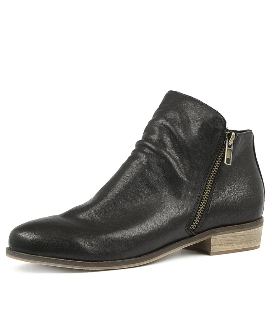 Split Black Leather<DJANGO & JULIETTE Cheap