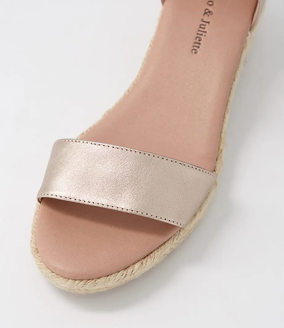 sprout_champagne_leather_buckle_espadrilles_3.webp Sprout Champagne Leather Buckle Espadrilles<DJANGO & JULIETTE Outlet