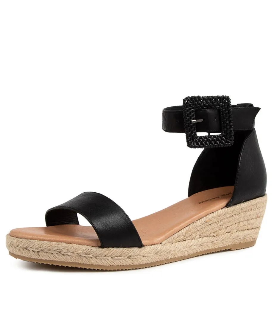 Sprout Lrg Black Leather<DJANGO & JULIETTE Online