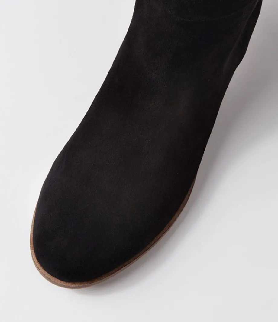 strath_black_suede_knee_high_boots_3.webp Strath Black Suede Knee High Boots<DJANGO & JULIETTE Best Sale