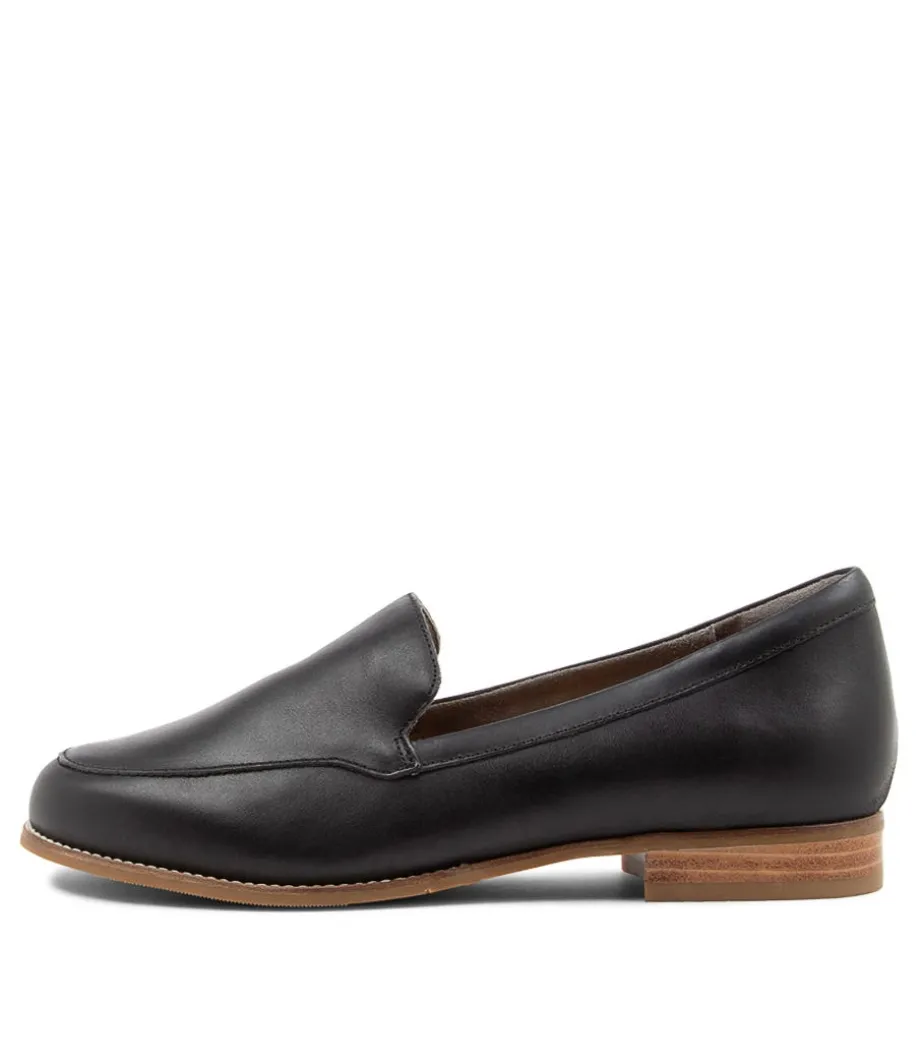 Taded Xf Black Leather Loafers<ZIERA Discount