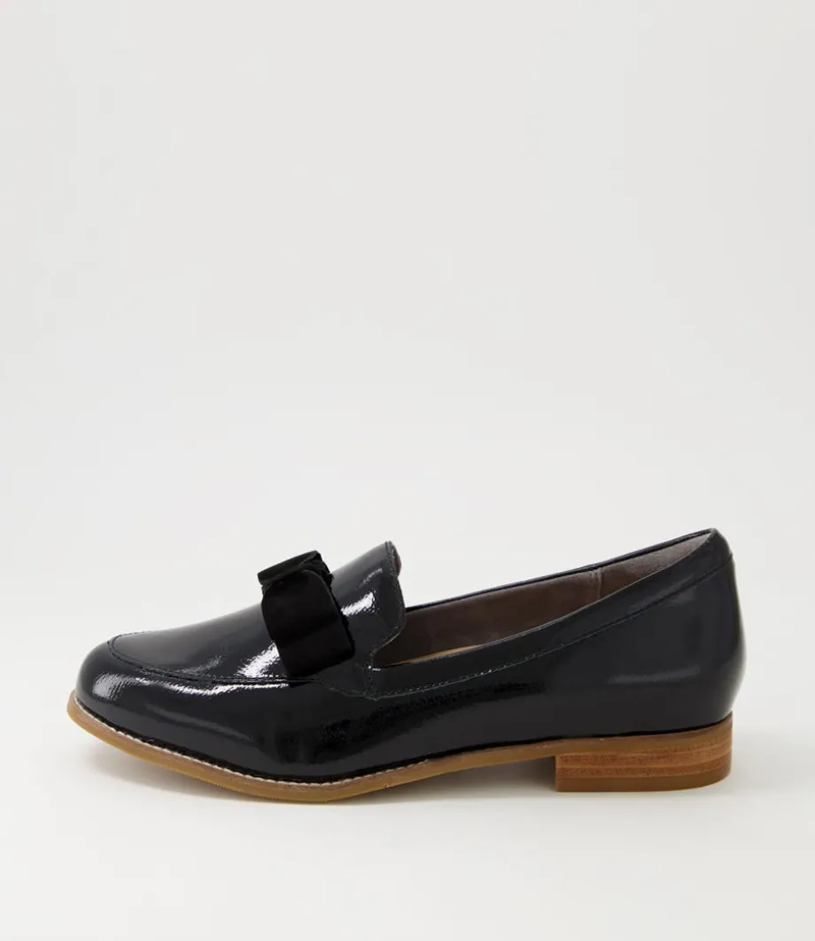Talise Xf Black Patent Suede Loafers<ZIERA Best