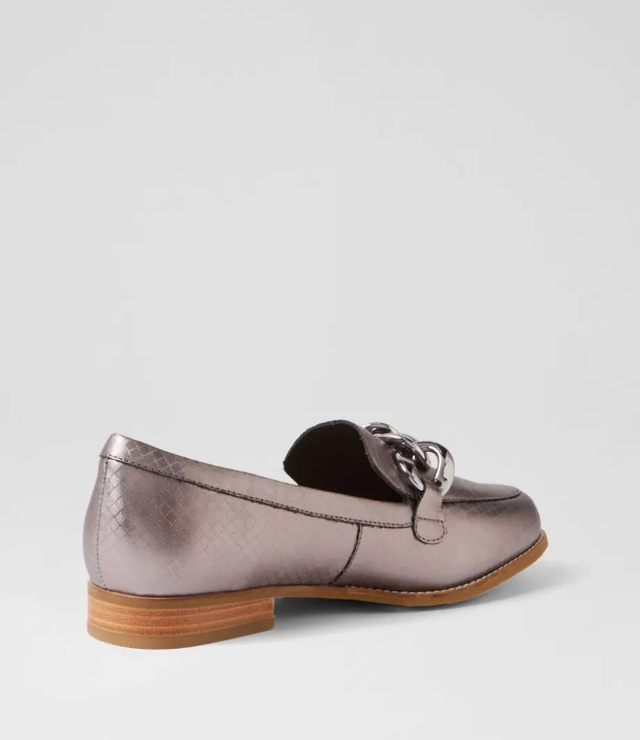 tamest_xf_pewter_squares_leather_loafers_2.webp Tamest Xf Pewter Squares Leather Loafers<ZIERA Best