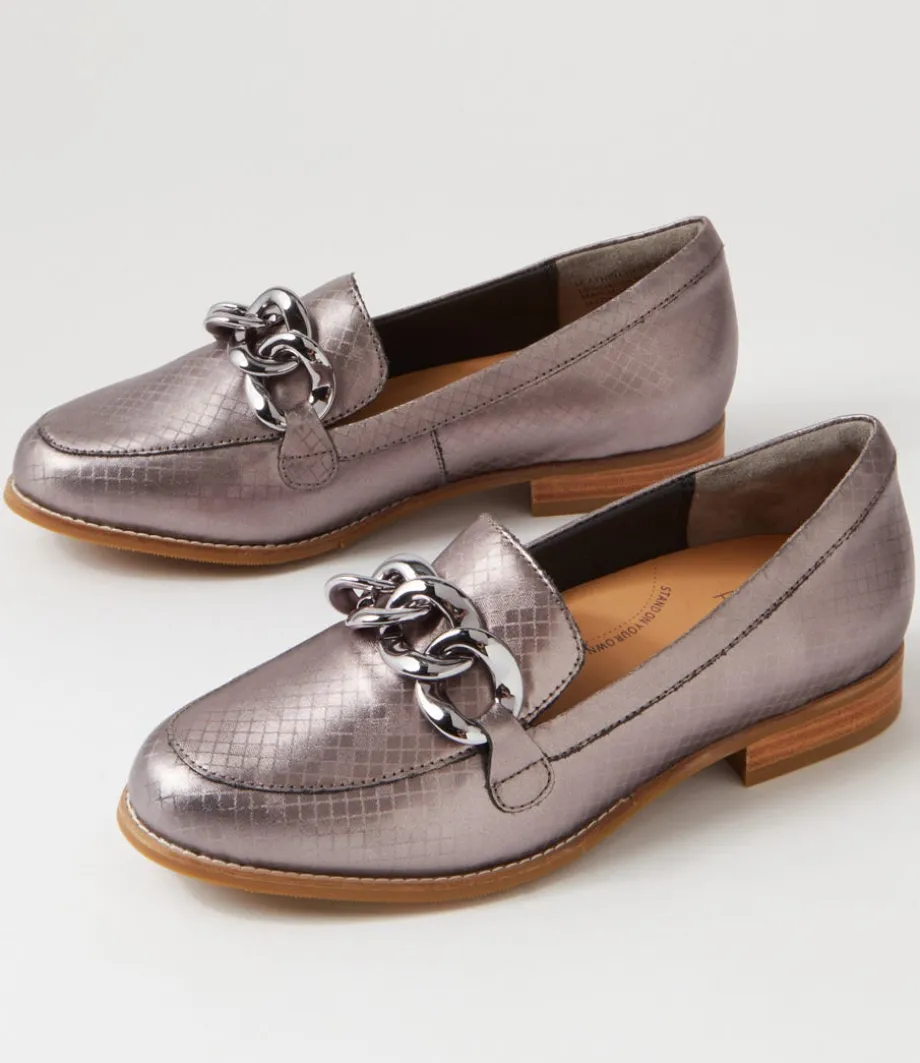 tamest_xf_pewter_squares_leather_loafers_4.webp Tamest Xf Pewter Squares Leather Loafers<ZIERA Best