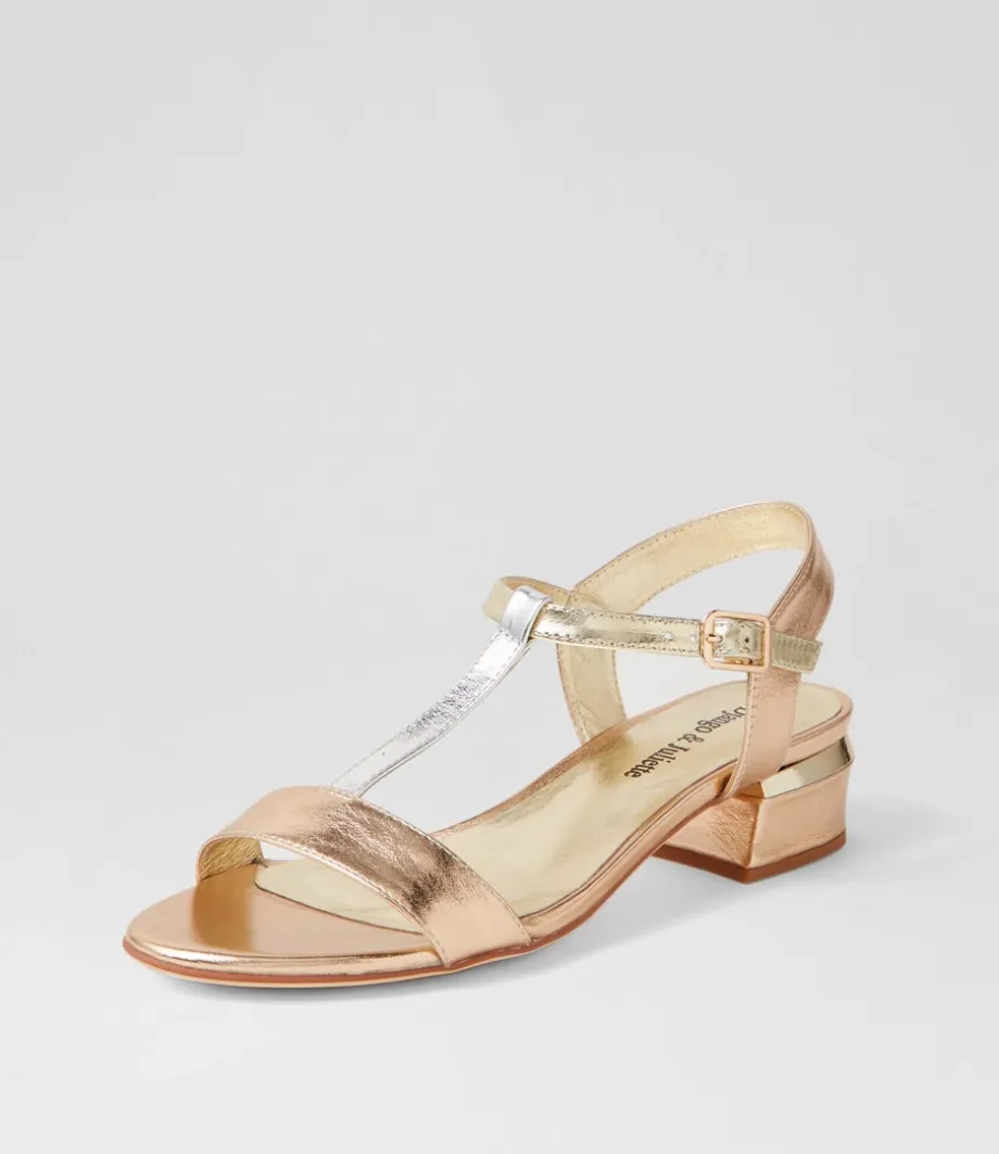 Taner Metallic Multi Sandals<DJANGO & JULIETTE Best