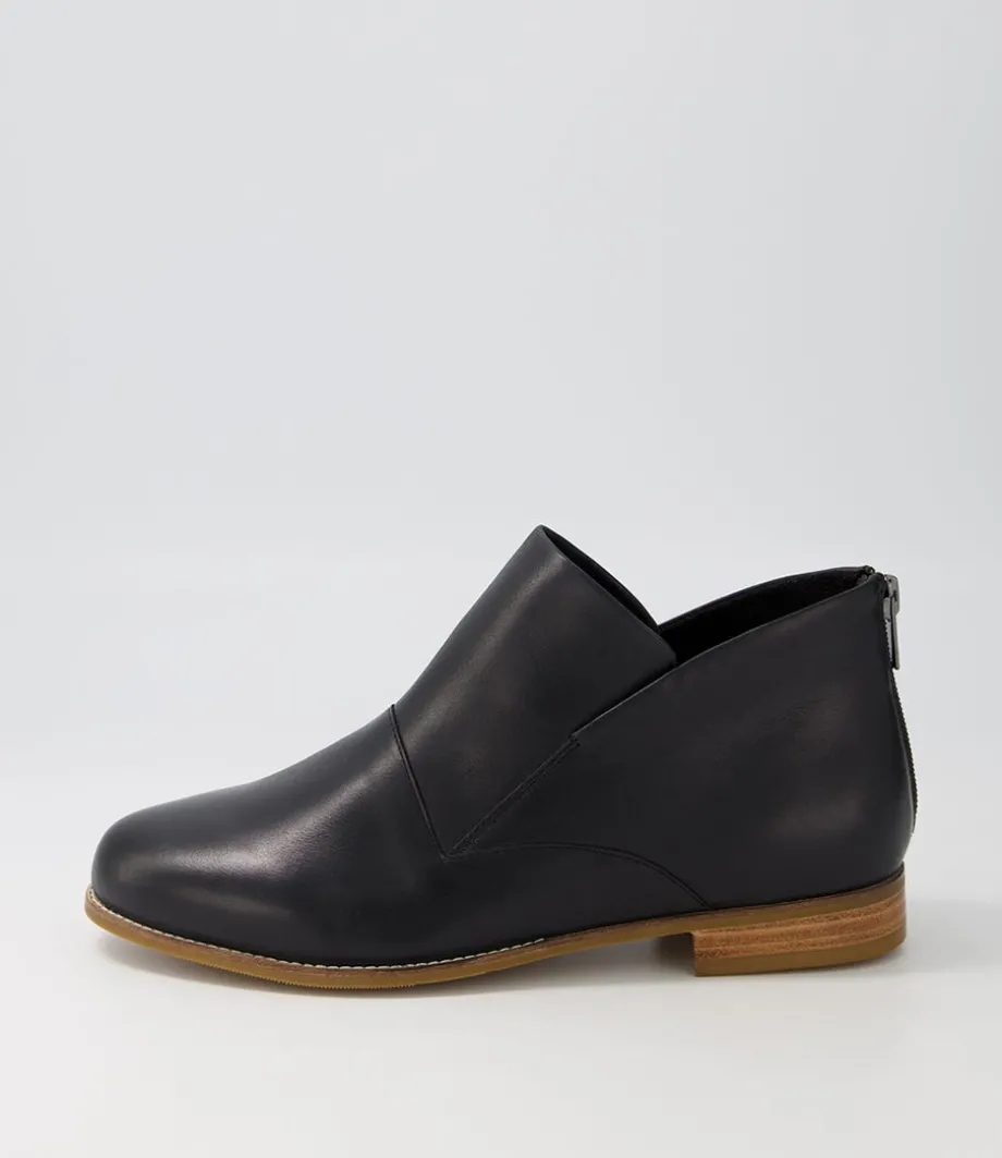 Thiem Xf Black Leather Ankle Boots<ZIERA Discount