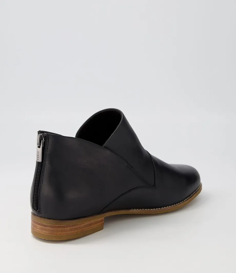thiem_xf_black_leather_ankle_boots_2.webp Thiem Xf Black Leather Ankle Boots<ZIERA Discount