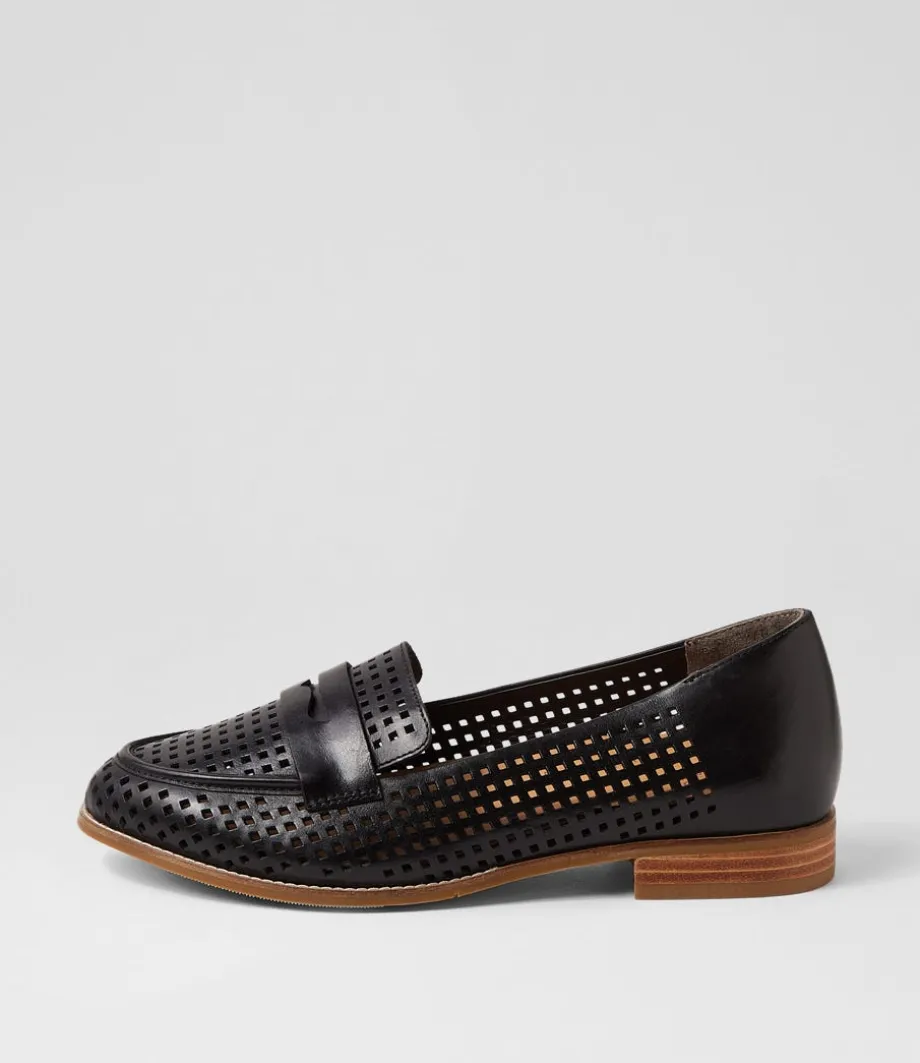 Toppiey Xf Black Leather Loafers<ZIERA Hot