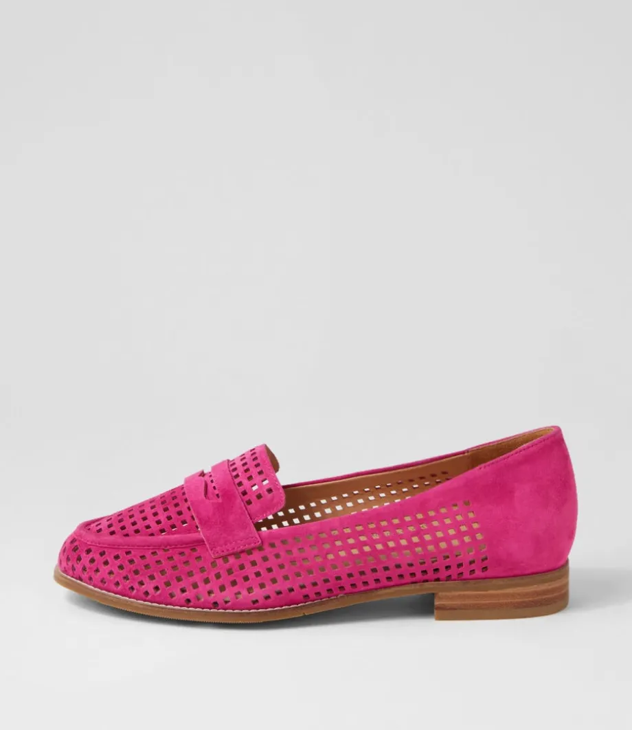 Toppiey Xf Fuchsia Suede Loafers<ZIERA New