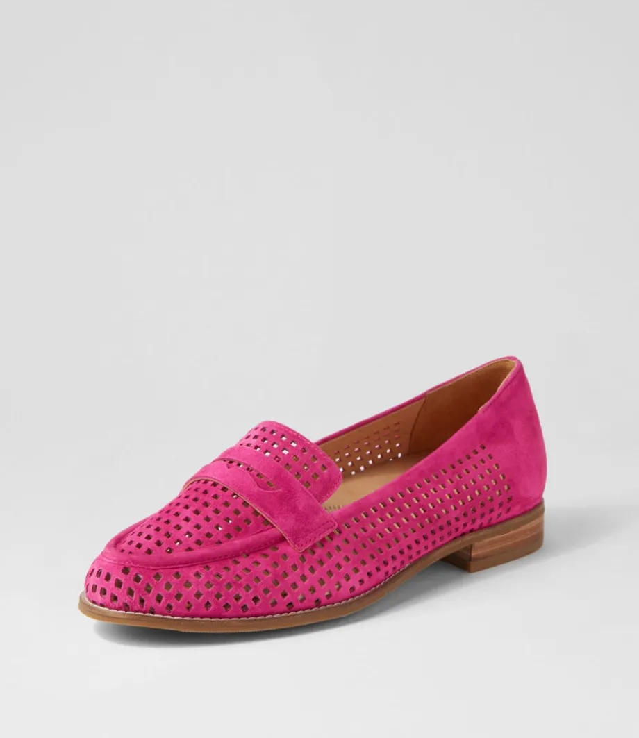 Toppiey Xf Fuchsia Suede Loafers<ZIERA New