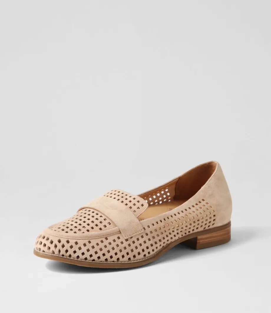Toppiey Xf Latte Suede Loafers<ZIERA Clearance