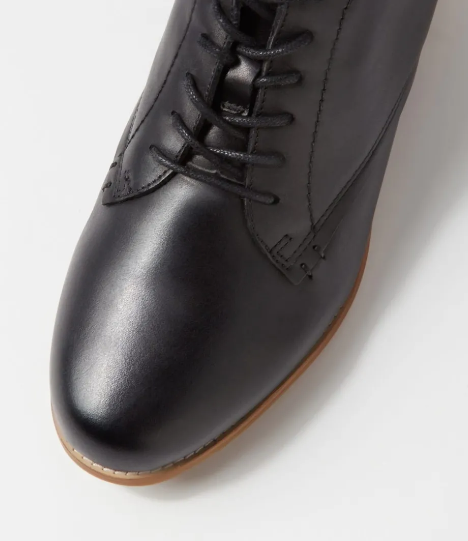 trae_xf_black_leather_ankle_boots_3.webp Trae Xf Black Leather Ankle Boots<ZIERA New