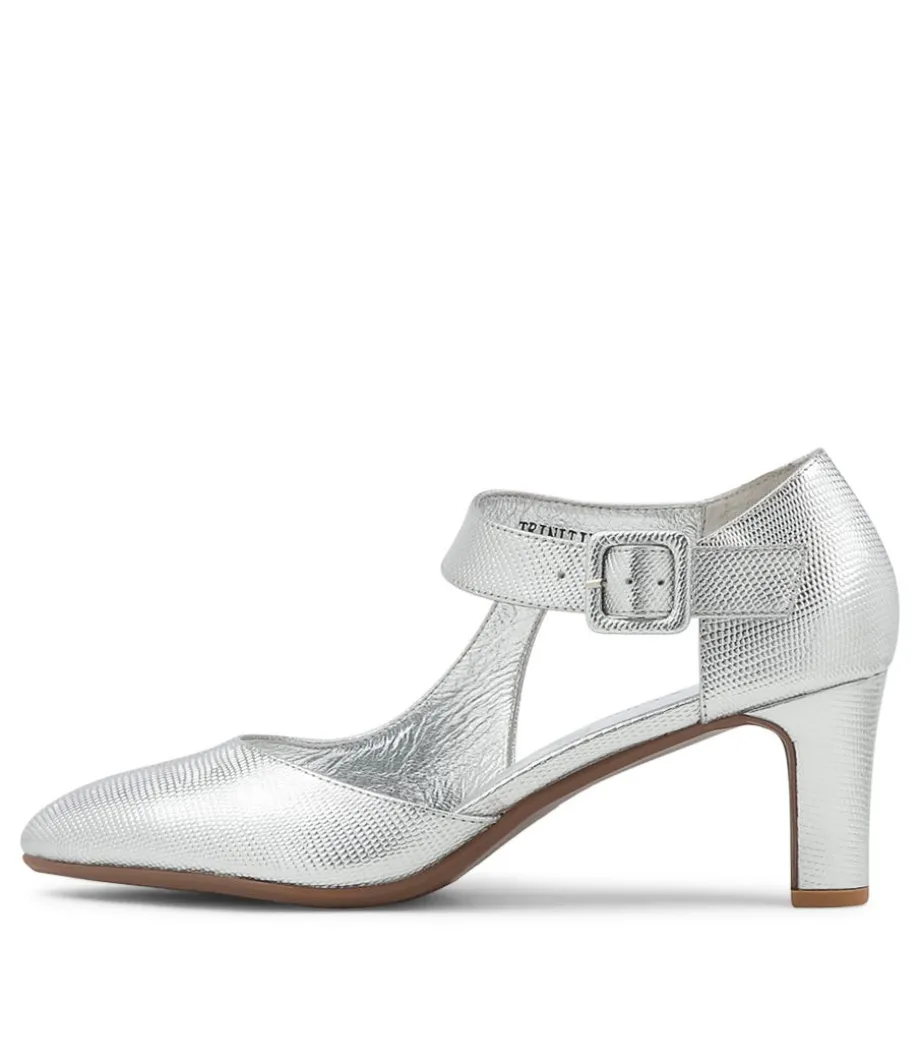 Trinities Silver Lizard Pump Heels<DJANGO & JULIETTE Best