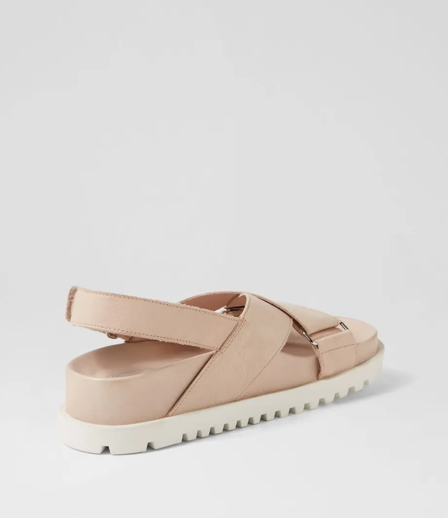 ubari_nude_white_leather_sandals_2.webp Ubari Nude White Leather Sandals<DJANGO & JULIETTE Clearance