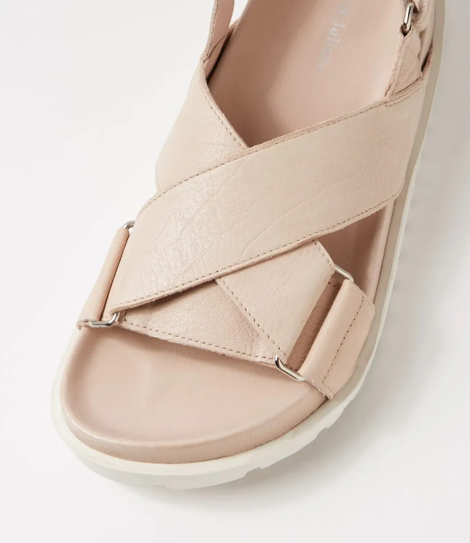 ubari_nude_white_leather_sandals_3.webp Ubari Nude White Leather Sandals<DJANGO & JULIETTE Clearance