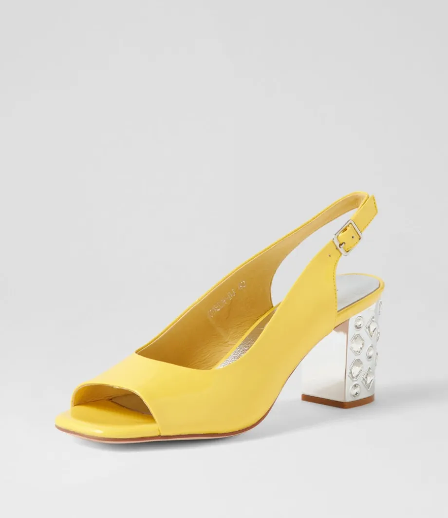 Udeem Buttercup Patent Leather Sandals<DJANGO & JULIETTE Sale