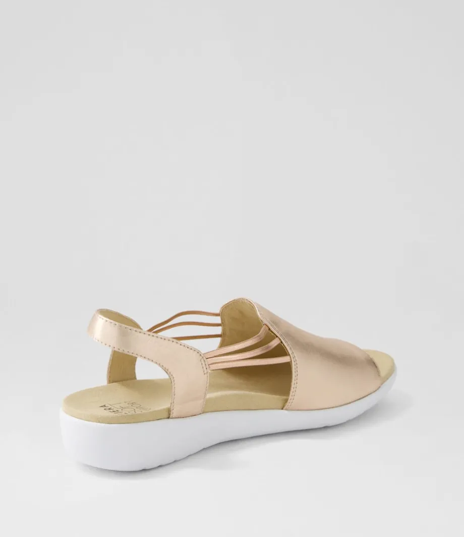 udhays_w_pale_rose_gold_leather_elastic_sandals_2.webp Udhays W Pale Rose Gold Leather Elastic Sandals<ZIERA Cheap