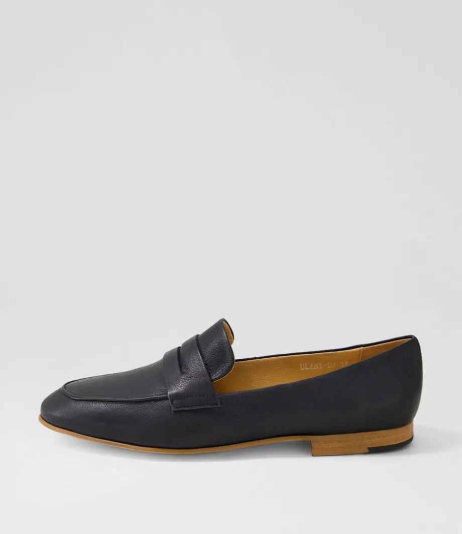 Ulani Black Leather Loafers<DJANGO & JULIETTE Shop