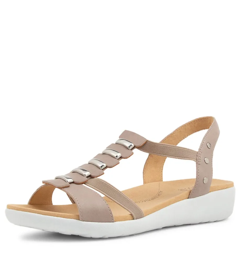 Ulover W Misty Leather Elastic Sandals<ZIERA Discount