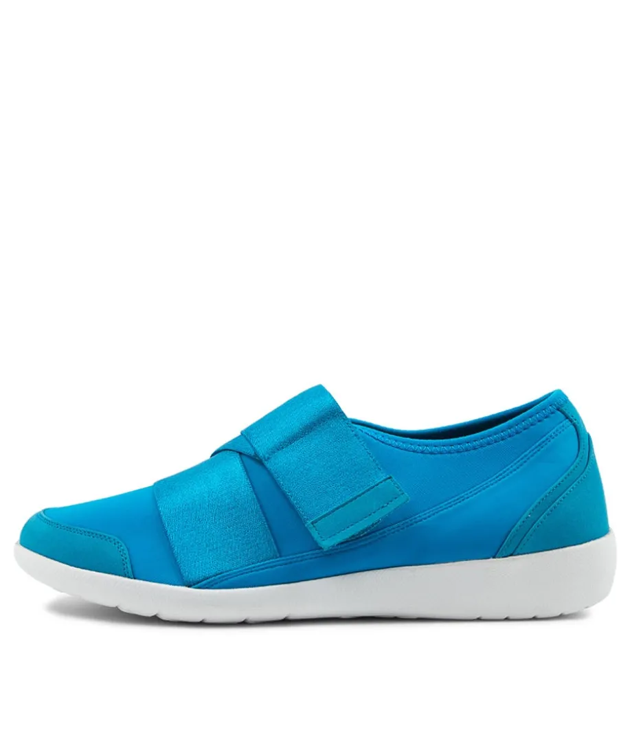 Urban Ff Turquoise Neoprene Sneakers<ZIERA Flash Sale