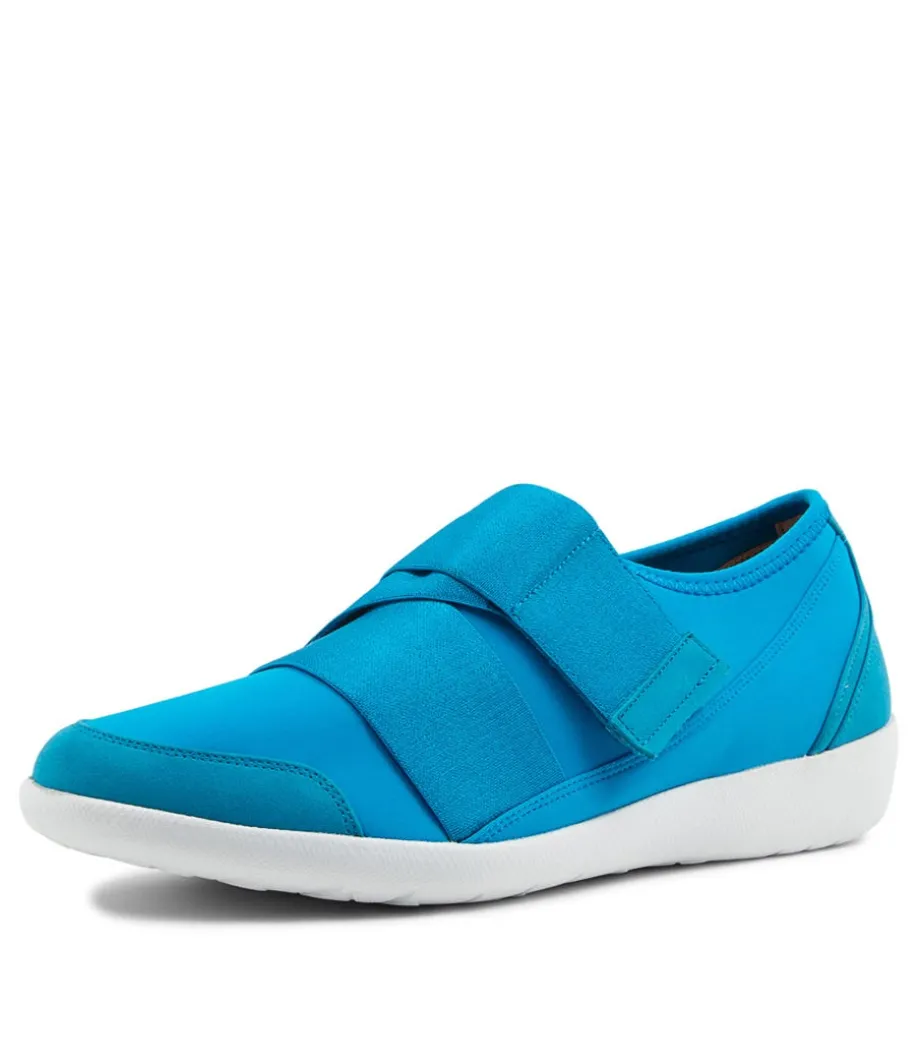 Urban Ff Turquoise Neoprene Sneakers<ZIERA Flash Sale