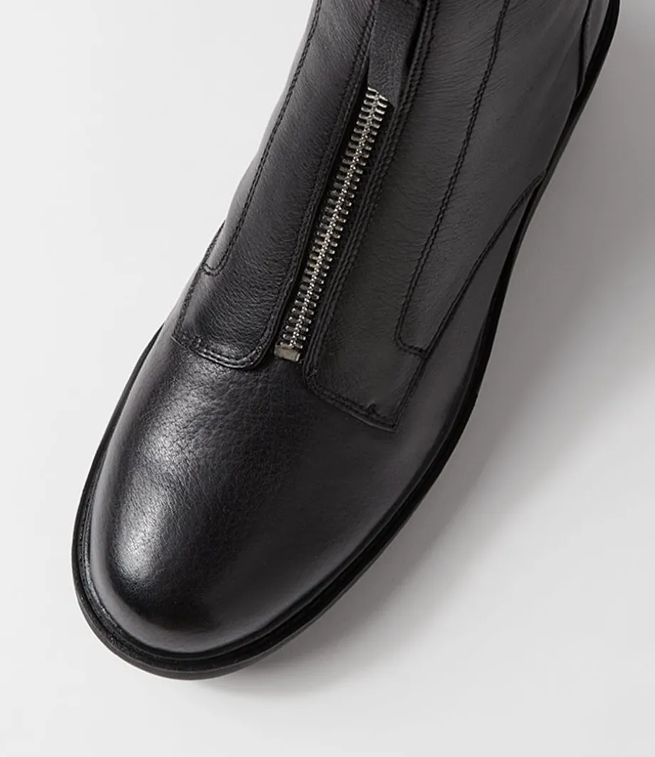 uruba_black_leather_ankle_boots_3.webp Uruba Black Leather Ankle Boots<DJANGO & JULIETTE Cheap