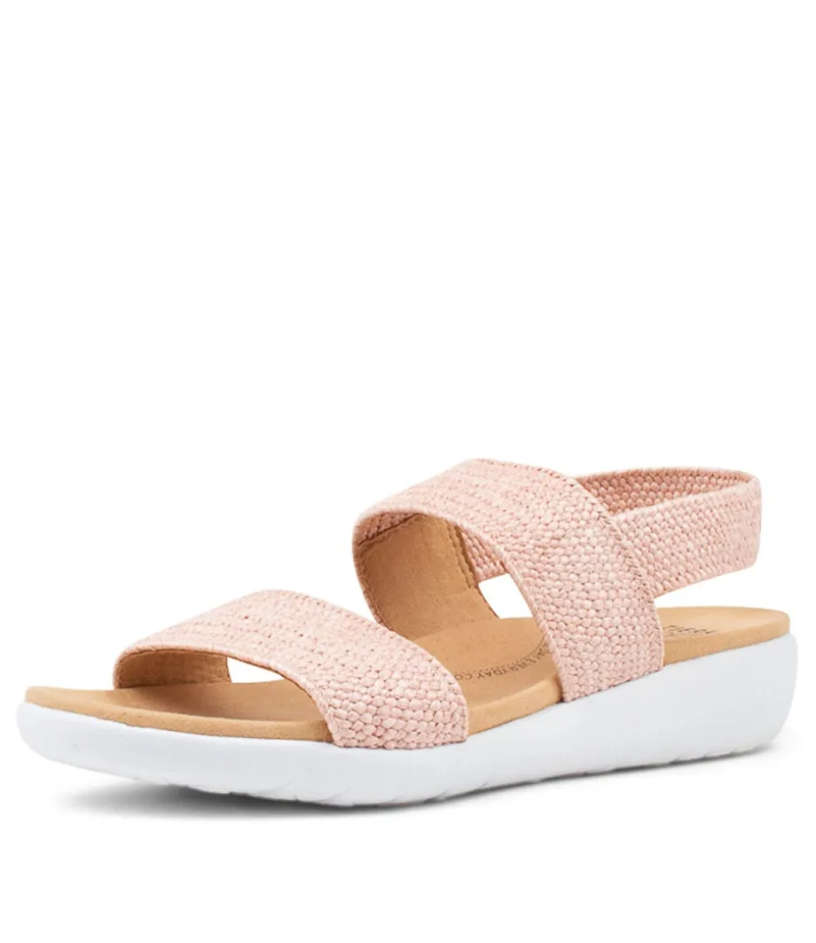 Usaid W Mushroom Woven Elastic Sandals<ZIERA Outlet