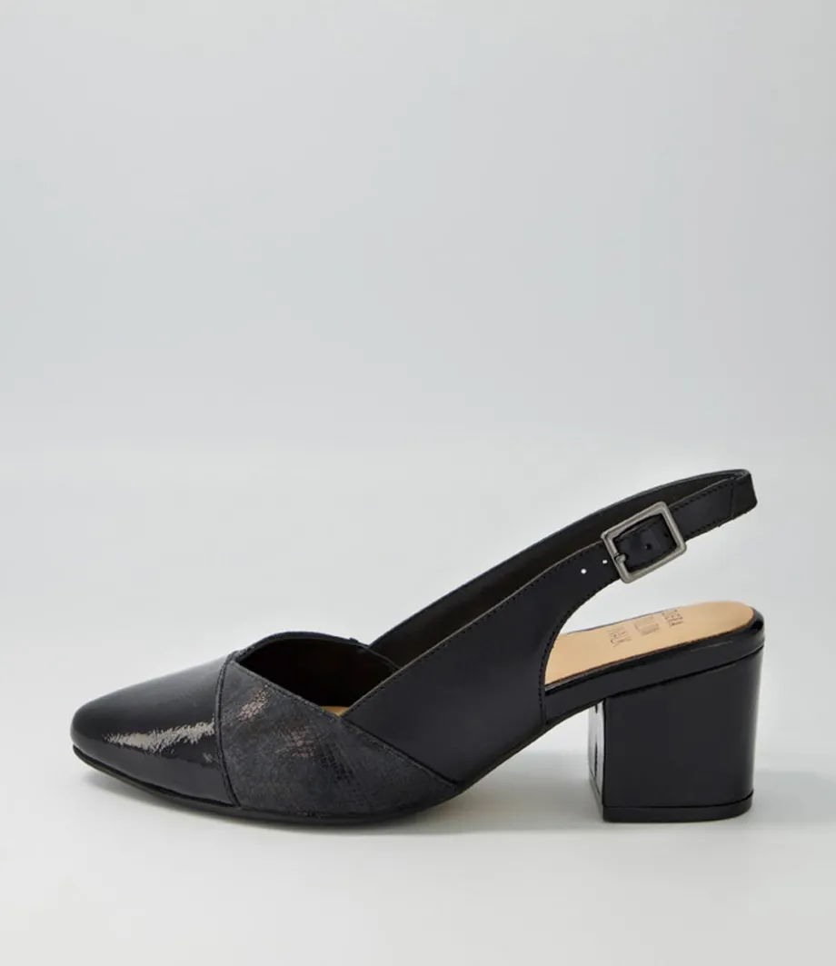 Vabra Xw Black Mix Heels<ZIERA Discount