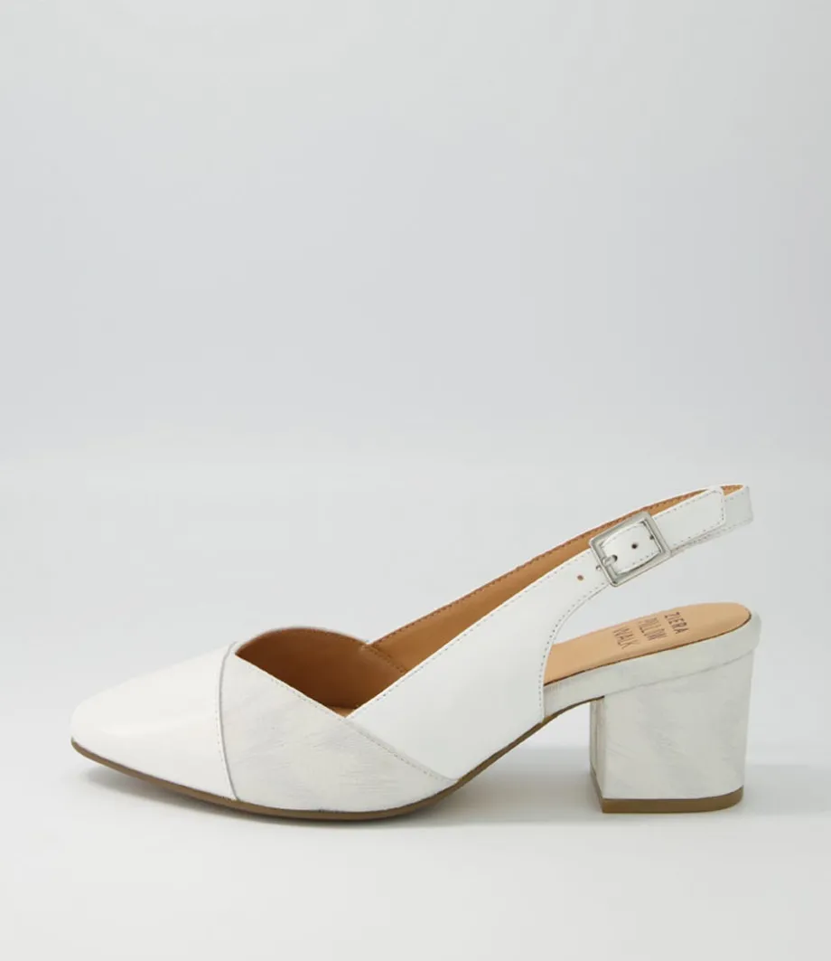 Vabra Xw White Mix Heels<ZIERA Online