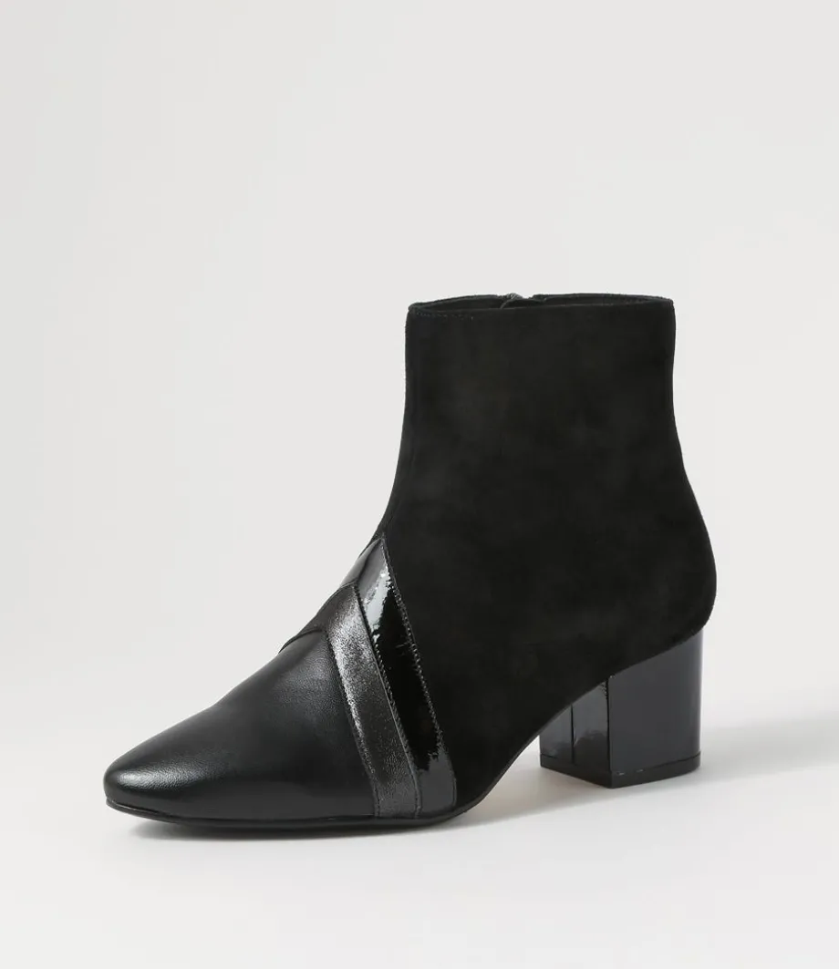 Verill Xw Black Mix Ankle Boots<ZIERA Online