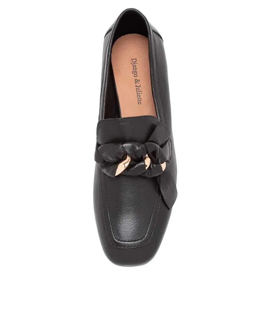 viserys_black_leather_heels_4.webp Viserys Black Leather Heels<DJANGO & JULIETTE Sale