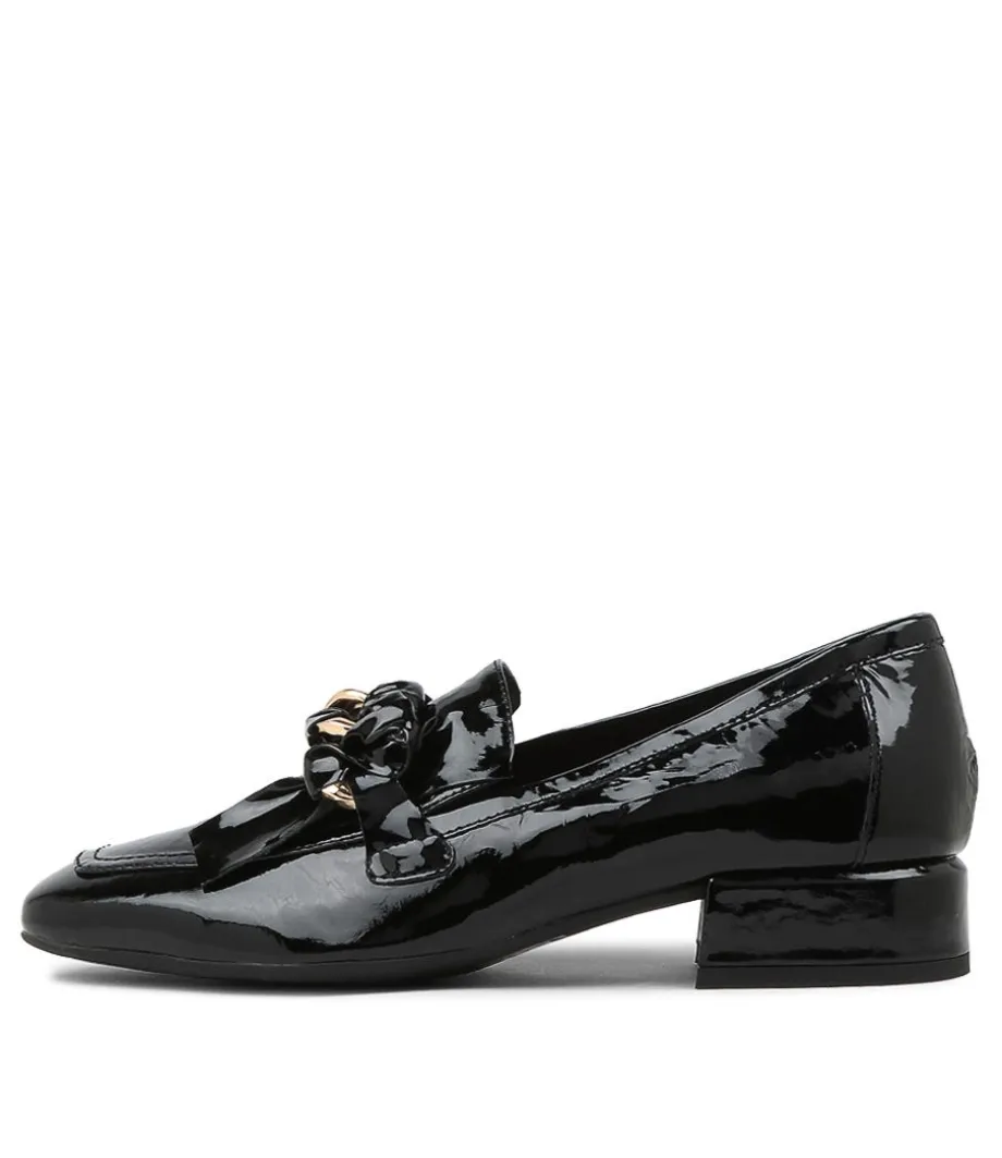 Viserys Black Shrunken Patent Heels<DJANGO & JULIETTE Cheap